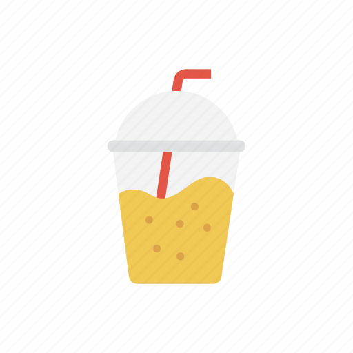 Beverages, drink, glass, juice, straw icon - Download on Iconfinder