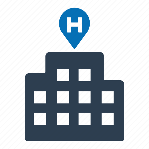 Hotel, location, map icon - Download on Iconfinder