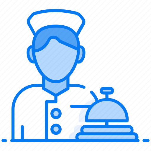 Caretaker, concierge service, doorkeeper, doorman, gatekeeper, janitar icon - Download on Iconfinder