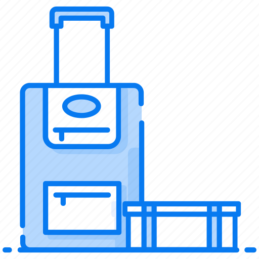 Bag, baggage, carryall, hand carry, left luggage, trolley bag icon - Download on Iconfinder