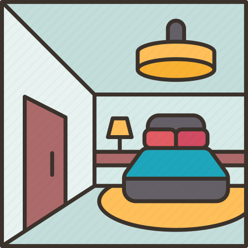 Hotel, room, accommodation, travel, lodging icon - Download on Iconfinder