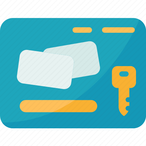 Key, card, hotel, access, security icon - Download on Iconfinder