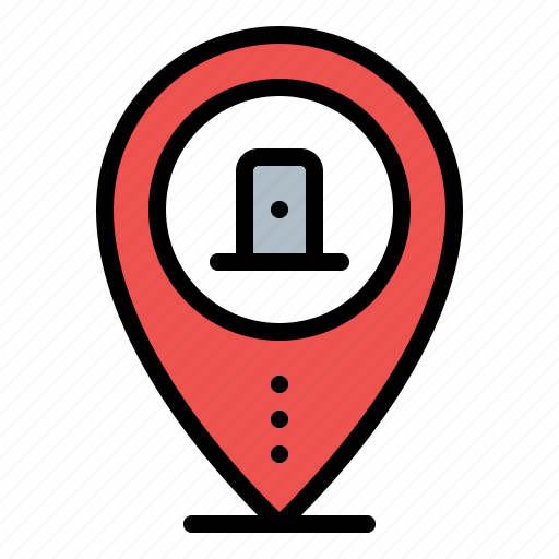 Accommodation, hotel, location, maps, place icon - Download on Iconfinder