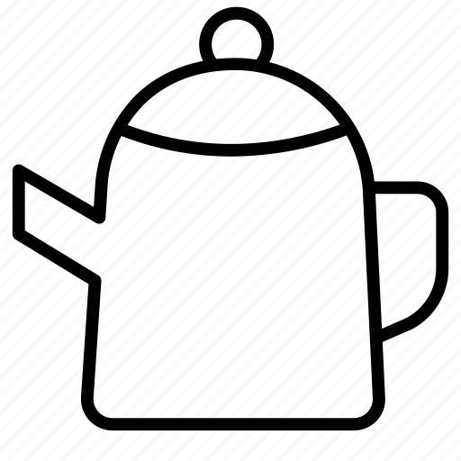 Teapot, kettle, hot, drink, kitchen icon - Download on Iconfinder