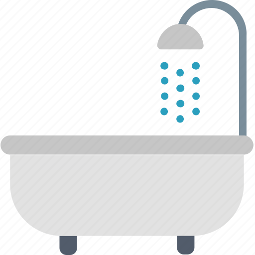 Bathroom, bathtub, hygiene, shower, washing, water icon - Download on Iconfinder