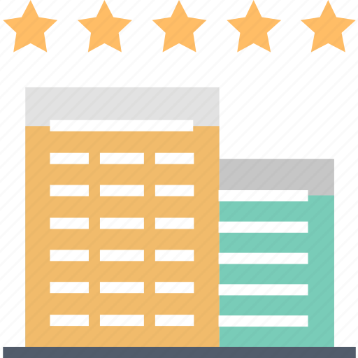 Hotel, building, five, rating, resort, service, stars icon - Download on Iconfinder
