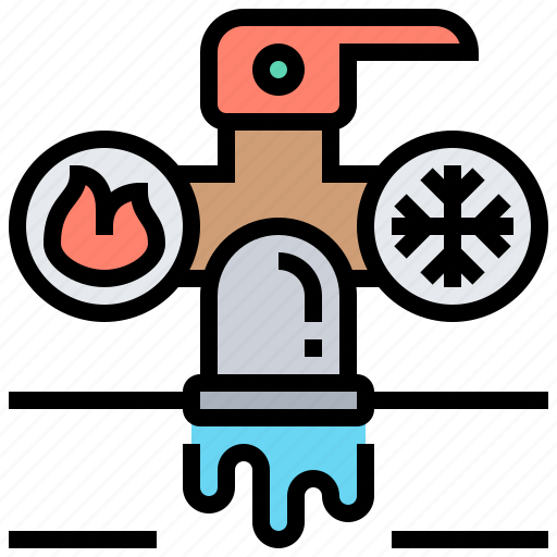 Cold, hot, tap, temperature, water icon - Download on Iconfinder