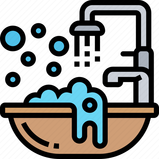 Bathtub, shower, washing, clean, bathroom icon - Download on Iconfinder
