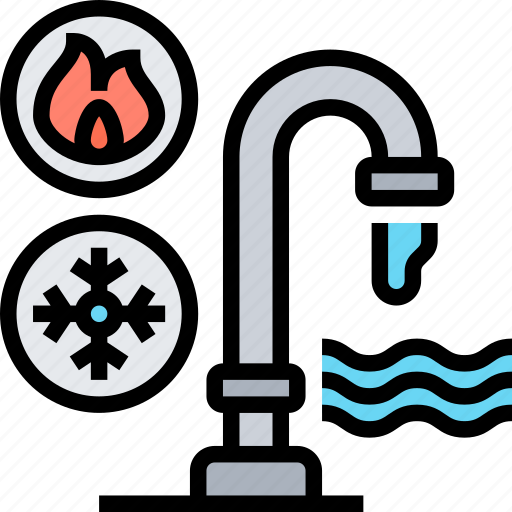 Hot, cold, water, tap, faucet icon - Download on Iconfinder