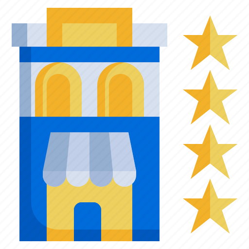 Hotel, rating, review, certification, building icon - Download on Iconfinder
