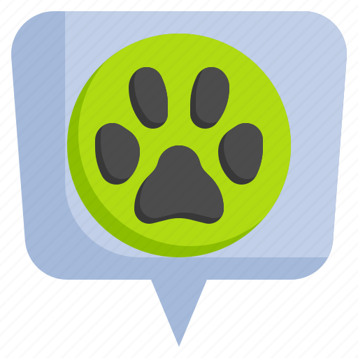Pet, sign, walk, animal, pawprint, signaling icon - Download on Iconfinder