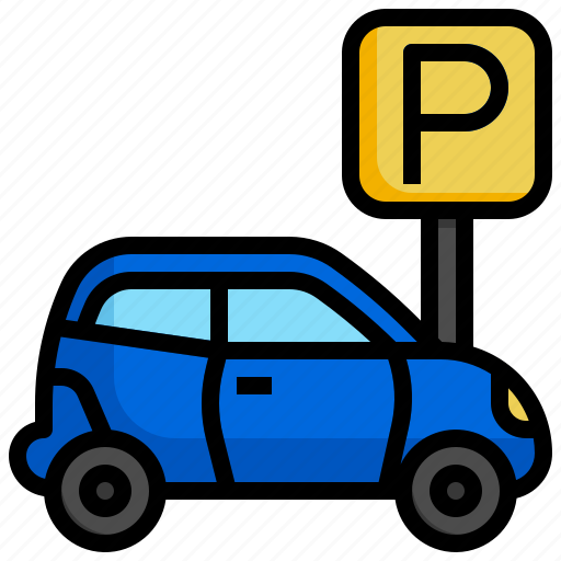 Free, parking, vehicle, sign, car, signaling icon - Download on Iconfinder