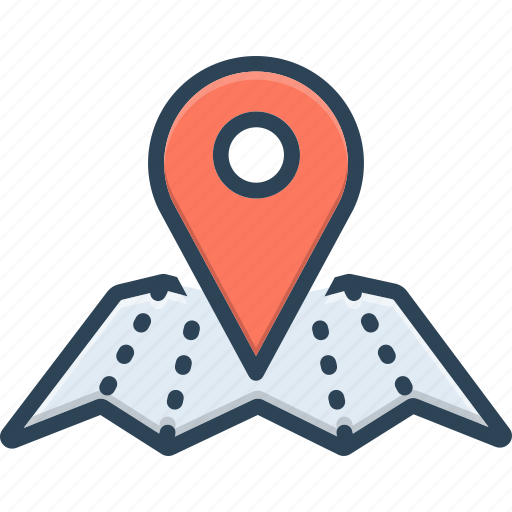 App, destination, gps, localization, map location, navigation, pointer icon - Download on Iconfinder