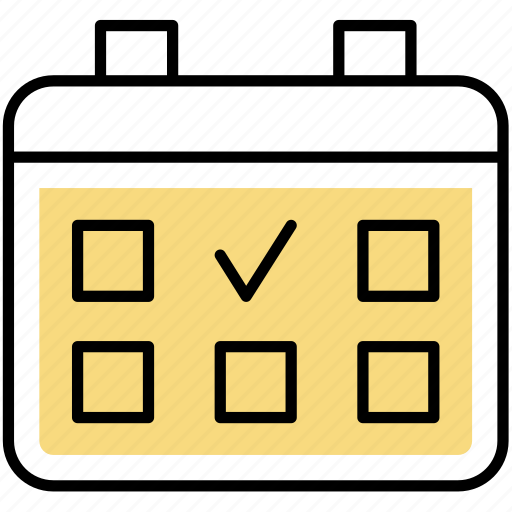 Hotel, booking, yellow, calendar, face, action, food icon - Download on Iconfinder