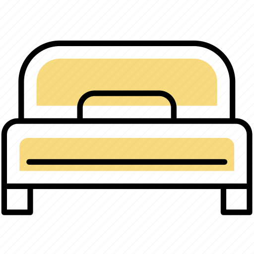 Hotel, large, bed, yellow, restaurant, room, travel icon - Download on Iconfinder