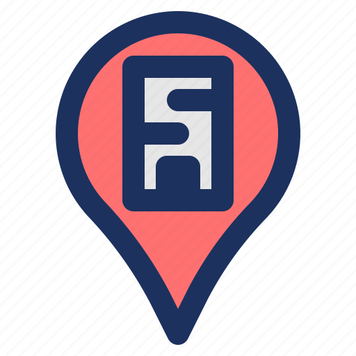 Sign, hotel, mark, navigation, map, gps icon - Download on Iconfinder