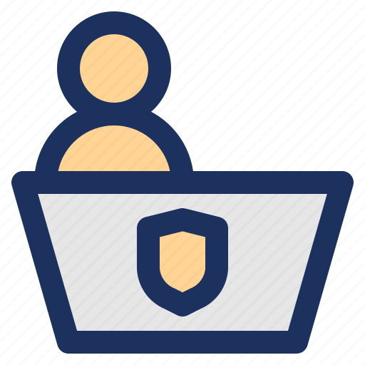 Sign, hotel, security, safe, protection, person, job icon - Download on Iconfinder