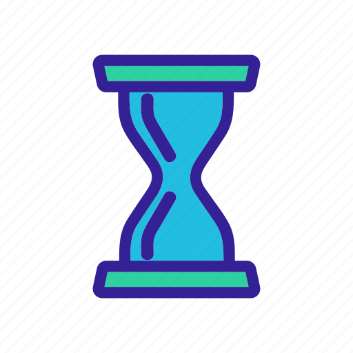 Art, concept, contour, hourglass, stopwatch, time icon - Download on Iconfinder