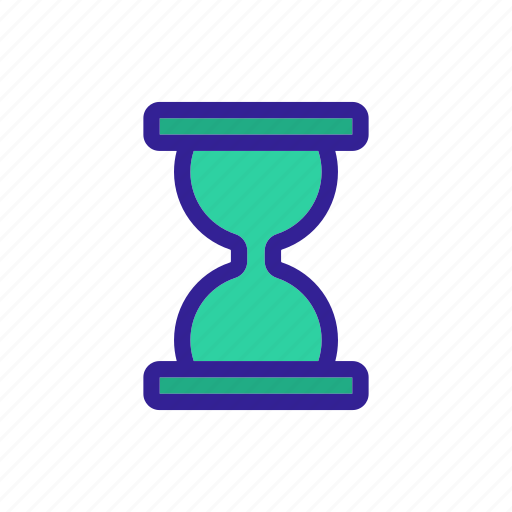 Art, concept, contour, hourglass, stopwatch, time icon - Download on Iconfinder