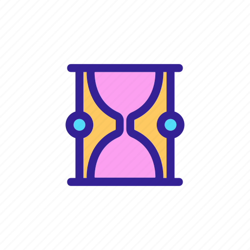 Alarm, art, concept, contour, hourglass, time icon - Download on Iconfinder