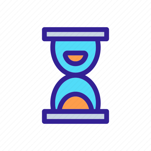 Art, concept, contour, hourglass, time icon - Download on Iconfinder