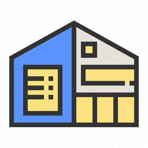 House, home, estate, cottage, building, modern, contemporary icon - Download on Iconfinder