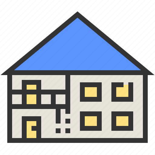 House, home, estate, building, cottage, country, traditional icon - Download on Iconfinder