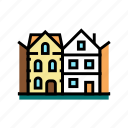 townhome, house, constructions, mobile, home, urban 