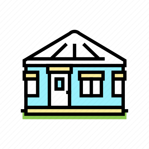 Yurt, house, constructions, townhome, mobile, home icon - Download on Iconfinder