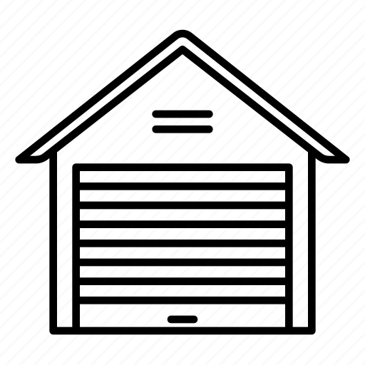 Garage, house, building, property, estate, construction icon - Download on Iconfinder