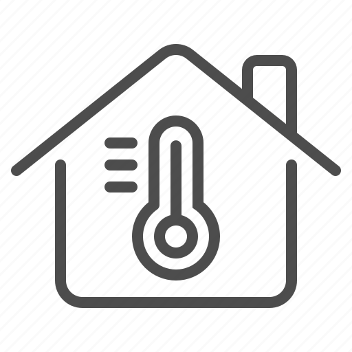 House, home, thermometer icon - Download on Iconfinder