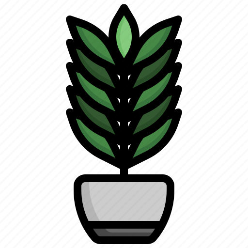 Fern, plant, pot, farming, gardening icon - Download on Iconfinder