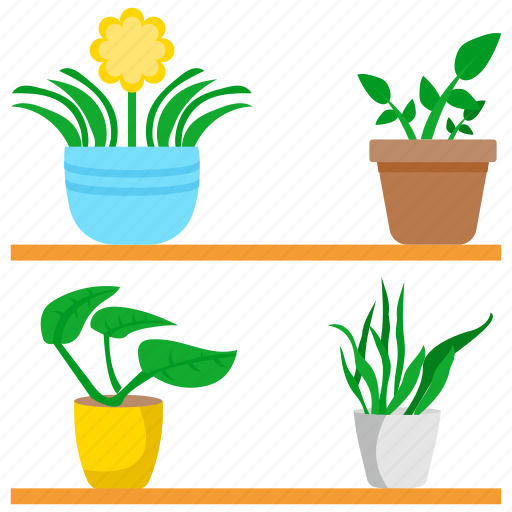 Houseplants, plant, pot, flower, nature, green, leaf icon - Download on Iconfinder