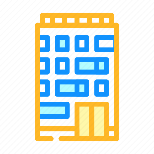 Apartment, house, real, estate, bungalow, water icon - Download on Iconfinder