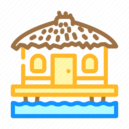 Bungalow, water, house, real, estate, skyscraper icon - Download on Iconfinder