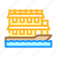 floating, boat, house, real, estate, bungalow 