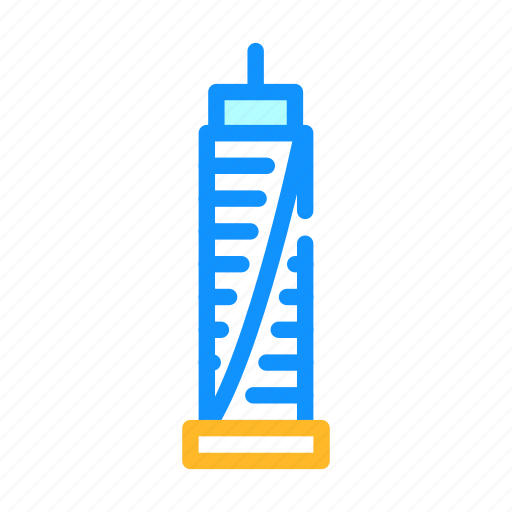 Skyscraper, house, real, estate, bungalow, water icon - Download on Iconfinder