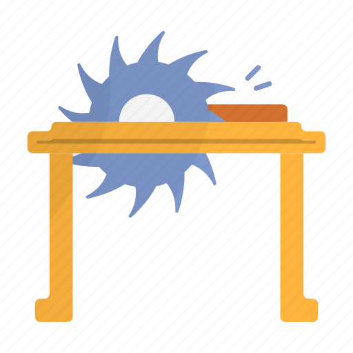 Table saw, wood, cutting machine, table, circular saw, cutting icon - Download on Iconfinder