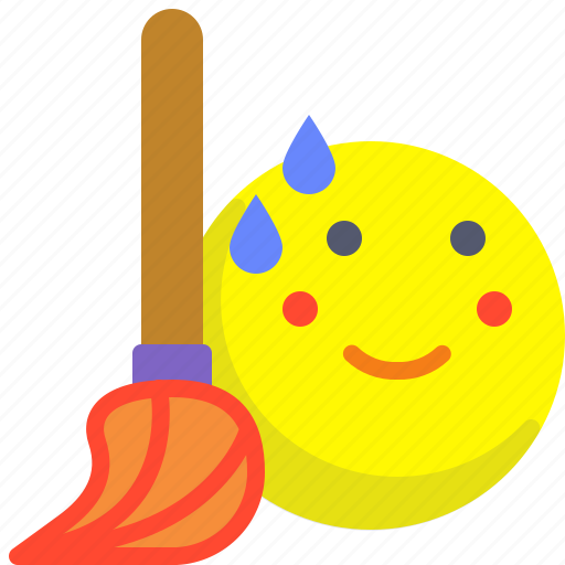 Broom, brush, clean, sweat, tool icon - Download on Iconfinder