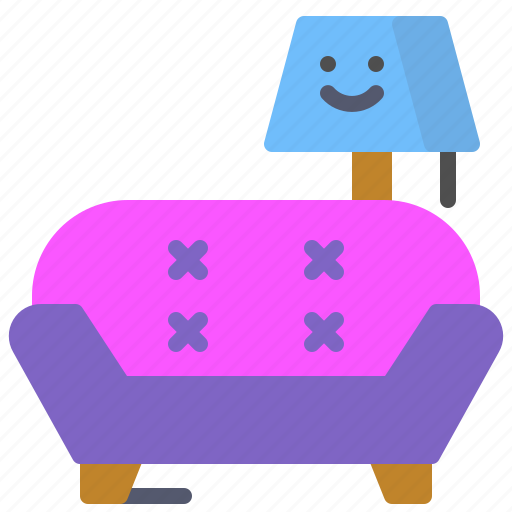 Lamp, pendant, relax, retro, sofa icon - Download on Iconfinder