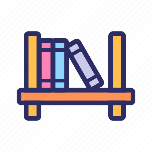 Book, education, furniture, shelf icon - Download on Iconfinder