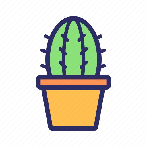 Cactus, nature, plant, pot icon - Download on Iconfinder