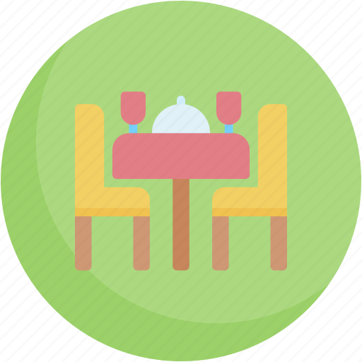Dinner, table, party, dine, food, and, restaurant icon - Download on Iconfinder