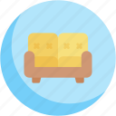 sofa, armchair, furniture, living, room, couch