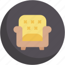 armchair, furniture, and, household, sofa