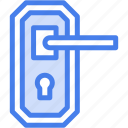 doorknob, door, handle, lock, knob
