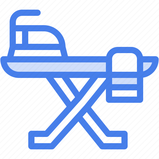Ironing, board, iron, laundry, clothes icon - Download on Iconfinder