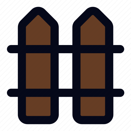 Fence, barrier, garden, fences, boundary, yard0a icon - Download on Iconfinder