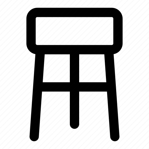Stool, bar, home, decoration, living, room, seat icon - Download on Iconfinder