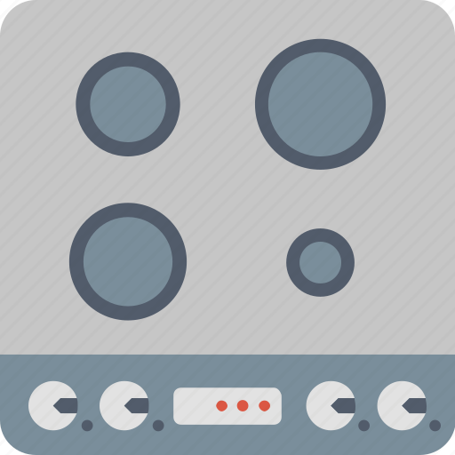Electric, hob, appliance, ceramic, cooking, induction, kitchen icon - Download on Iconfinder